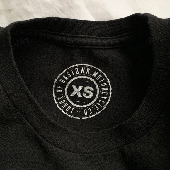 Lords of Gastown Fitted Black Logo Tee XS - Picture 3 of 3
